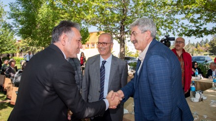 Rektör Prof. Dr. Aksoy, basın mensupları ile bir araya geldi